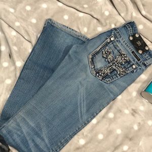 Bootcut miss me jeans.